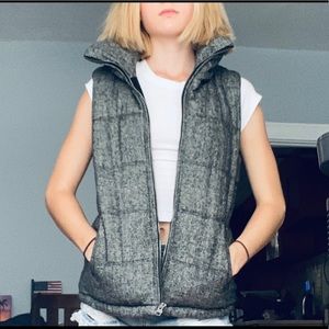 Black and White Vest